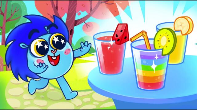 Rainbow Milkshake Song 🍹🧉😋 | Baby Zoo 😻🐨🐰🦁 Nursery Rhymes And Kids Songs  😻🐨🐰🦁