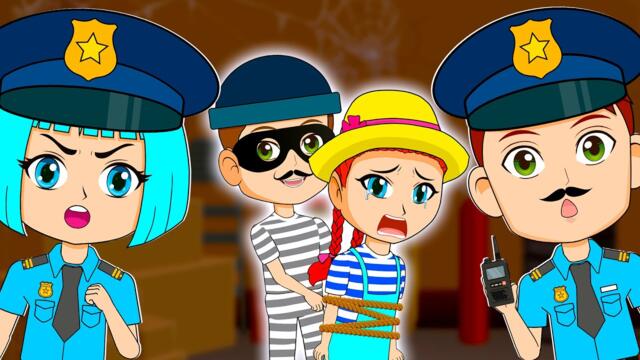 Police Girl And Policeman Song 👮‍♂️🚓🚨 | + More Best Kids Songs And Nursery Rhymes by Lights Kids 2D