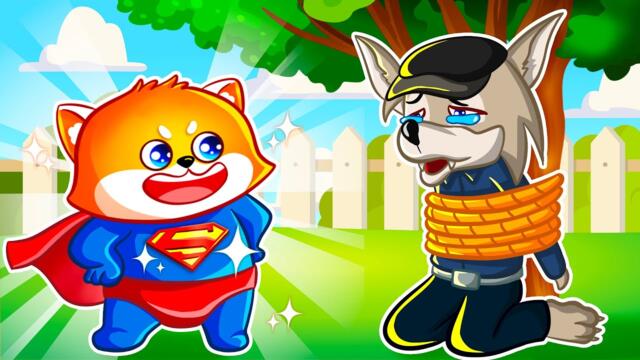 Baby Superman Chase Thief 🦸‍♂️😍 Funny Kids Songs & Nursery Rhymes by Lucky Zee Zee