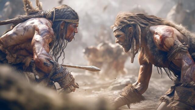 Первое Сражение людей. Противостояние Неандертальца и Кроманьонца