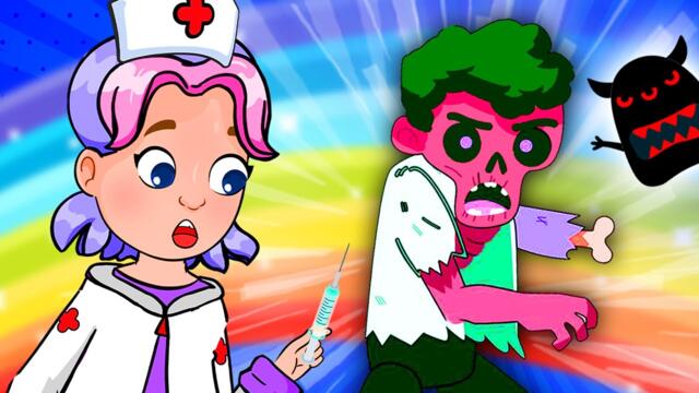 Dentist Treats The Zombie Teeth + More | Nursery Rhymes & Kids Songs