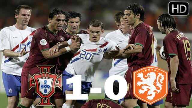 Portugal vs Netherlands 1-0 All Goals & Highlights 25/06/2006 (Round of 16) World Cup 2006 HD