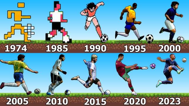 SOCCER/FOOTBALL VIDEO GAMES EVOLUTION [1974 - 2023]