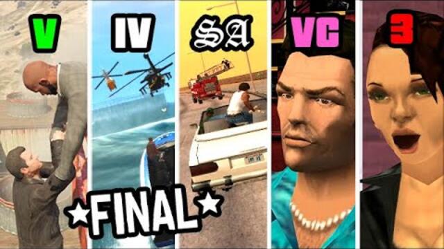Last Story Mission in GTA Games (Evolution)