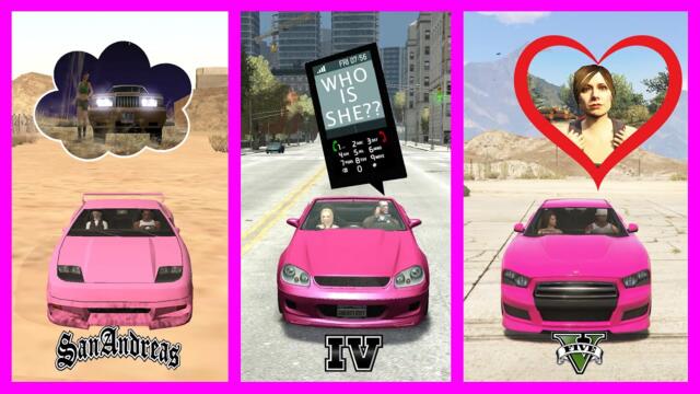 What happens when we CHEAT on Girlfriends in GTA games? (Evolution)