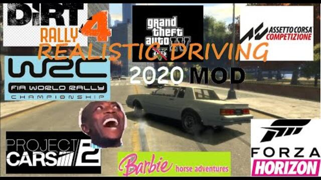 GTA 4 Realistic Driving 2020 ( Advanced Handling mod )