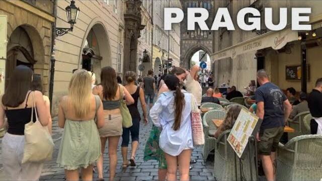 Prague, Czech - Summer 4K 60FPS HDR Walking Tour