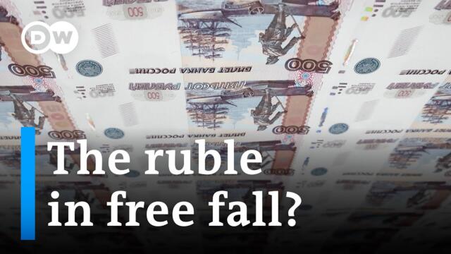 Can Russia’s central bank save the ruble from a free fall? | DW News