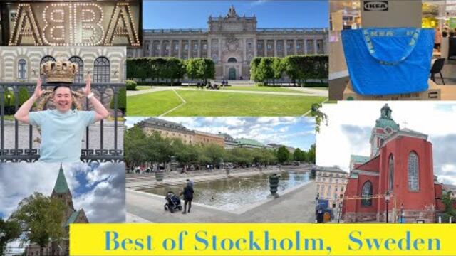 Stockholm, Sweden Vacation Travel Guide 2023.  Best Highlights of City Tour in 4K