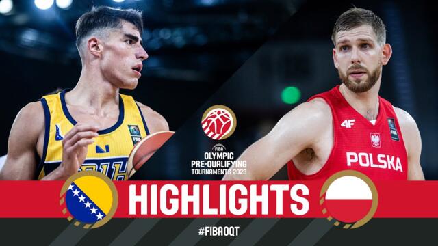 BIH 🇧🇦 v POL 🇵🇱 | Basketball Game Highlights | FIBA Olympic Pre-Qualifying Tournament 2023 POL-EST