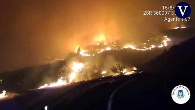 Пожар в Тенерифе наложи евакуацията на няколко района и затварянето на пътища