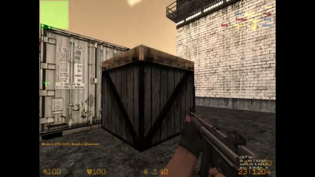 Counter-Strike 1.6 Source Edition de_nuke09 Gameplay (HD Textures)