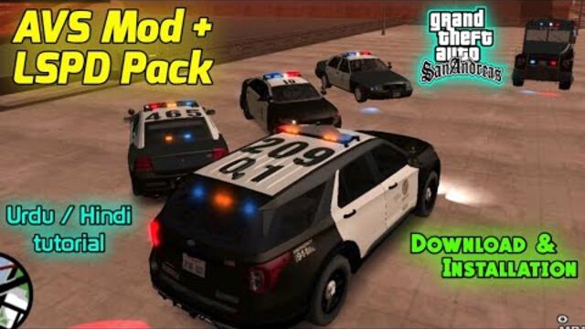 How to Install AVS Police Pack (Emergency Light Mod)  in Gta San Andreas