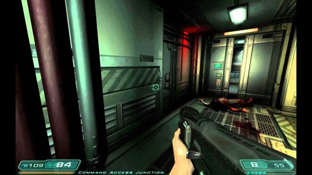 Doom 3 1080p - Scariest Doom 3 Moment (Possible Spoiler)