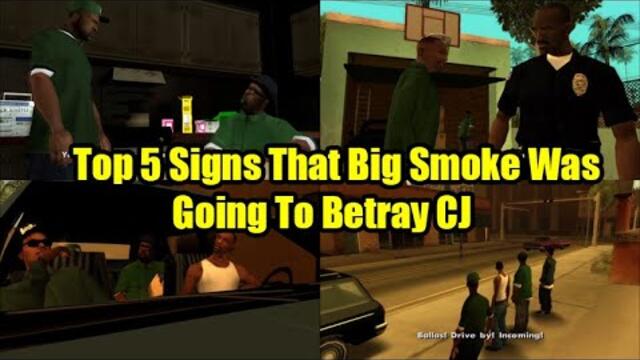 Top 5 Hidden Early Signs That Big Smoke Was Going To Betray CJ  GTA San Andreas Lore