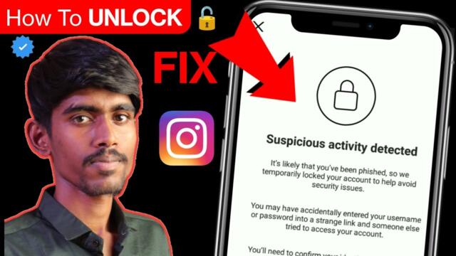 Fix Suspicious Activity detected instagram problem | How to Unlock temporarily locked instagram