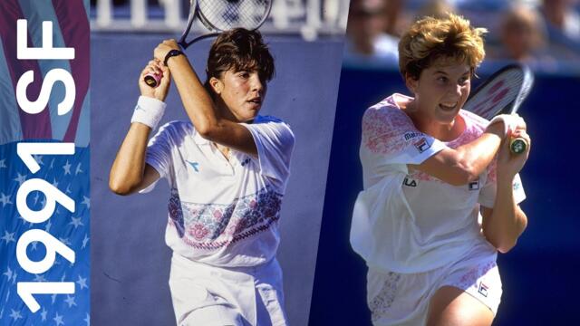 Monica Seles vs Jennifer Capriati in the match that changed women's tennis! | US Open 1991 Semifinal