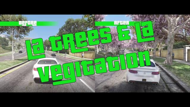 GTA5 Tutorial | LA Trees LA Vegetation Install | Side x Side Comparison | Grand Theft Auto 5