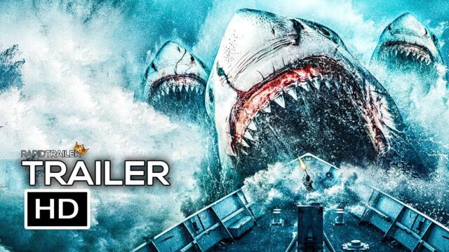 MEGALODON: THE FRENZY Official Trailer (2023) Shark, Horror Movie HD