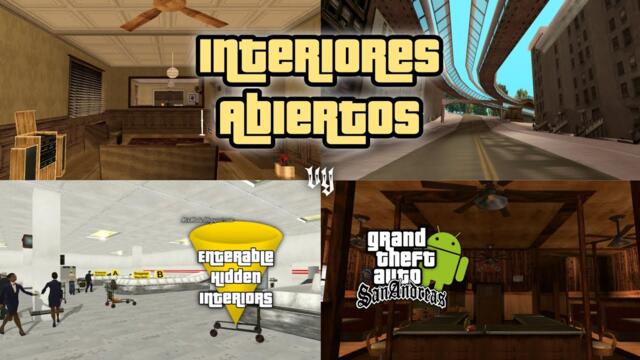 Interiores Abiertos para GTA San Andreas Android - Enterable Hidden Interiors -