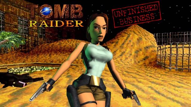 Tomb Raider Unfinished Business - Sega Saturn Review (Pal)
