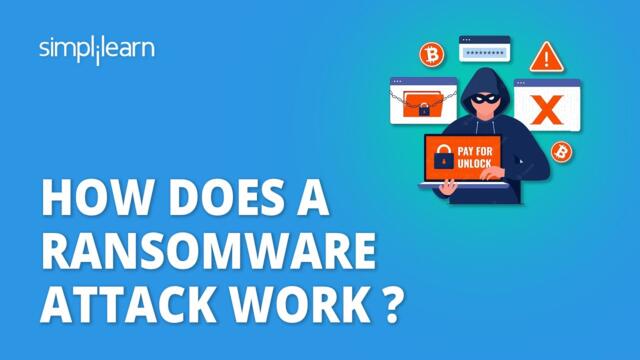 How Does a Ransomware Attack Work ? | What Is Ransomware ? | Ransomware Explained | Simplilearn