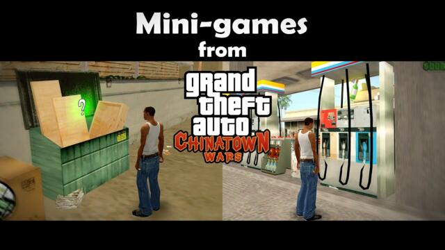 GTA San Andreas Mini-games from GTA Chinatown wars Mod