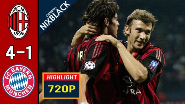 🔥 Милан - Бавария 4-1 - Обзор Матча 1/8 Финала Лиги Чемпионов 08/03/2006 HD 🔥