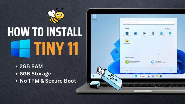 Tiny 11 22H2: Windows 11 Lite - How to Install & Review (2023)