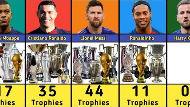 Famous Footballers How many trophies they have won?