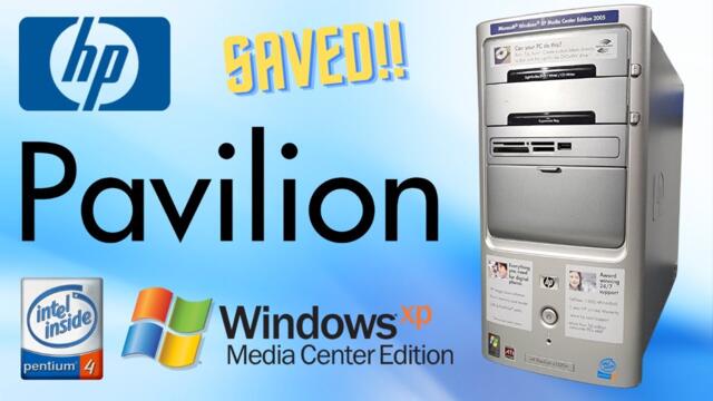 HP Pavilion - Windows XP Media Center Edition from 2006!!