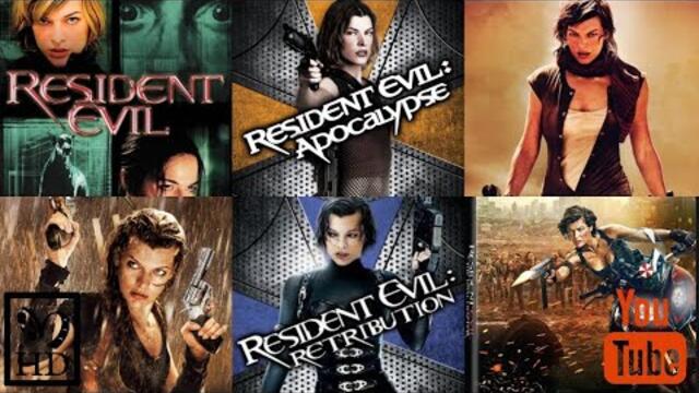 resident evil all movie evolution (2002) to (2016)