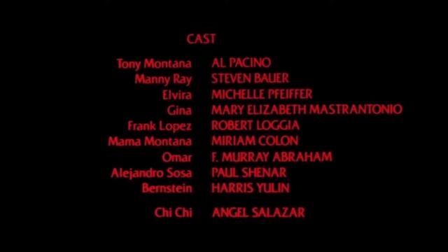 Scarface (1983) - End Credits