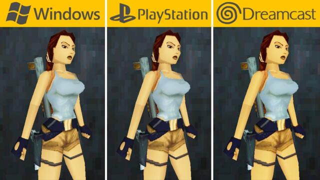 Tomb Raider Chronicles (2000) PS1 vs PC vs Dreamcast (Which One is Better!)