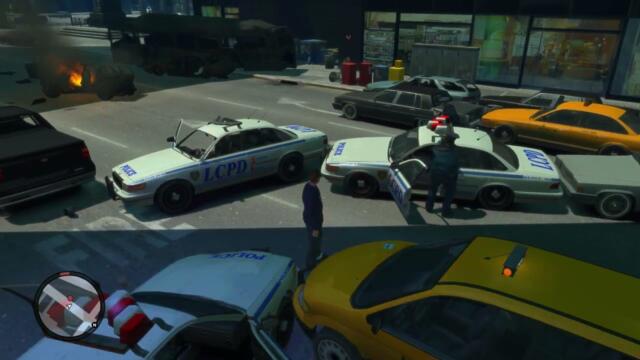 GTA 4 NPC Cops VS Criminals #9