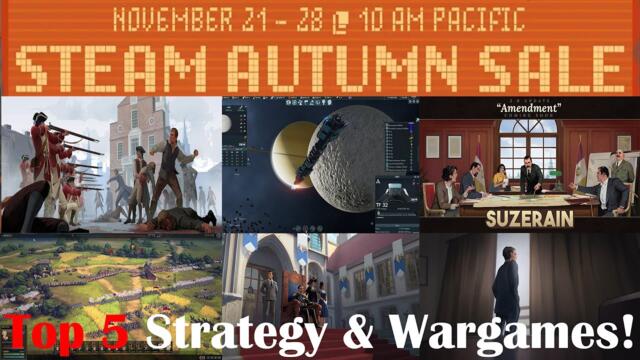 Top 5 | Strategy and Wargames | Steam 2023 Autumn Sale