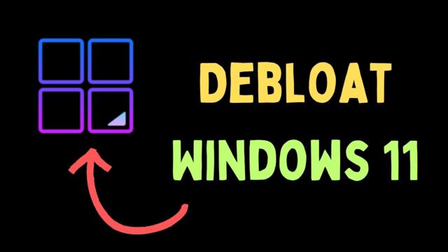Debloat Windows 11 23H2 with ONE Click