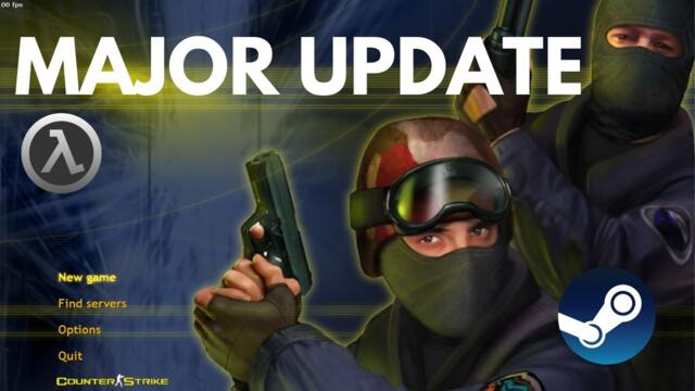 Counter-Strike 1.6 Major Update on Steam