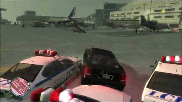gta 4 | Airport Chasing | Aggressive Cops | escaping with 5 Star Wanted level 🚓🚓🚓