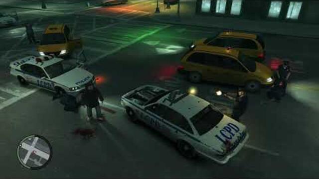 GTA 4 NPC Cops VS Criminals #10