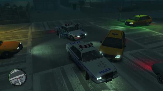 GTA 4 NPC Cops VS Criminals #8