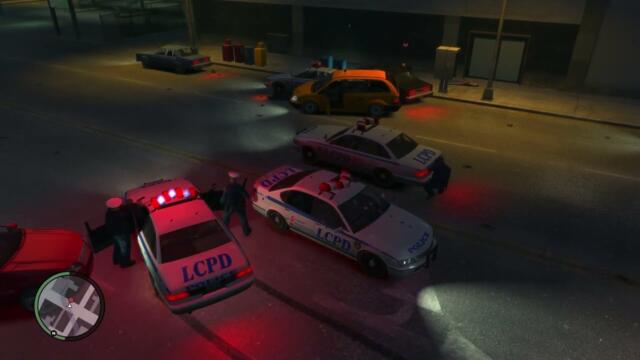 GTA 4 NPC Cops VS Criminals #7