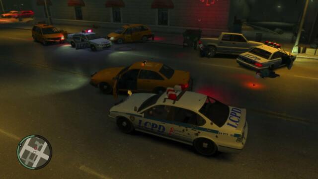 GTA 4 NPC Cops VS Criminals #6