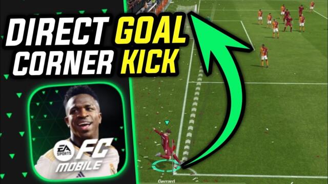 CAN WE SCORE A GOAL DIRECTLY FROM CORNERS?? | fc mobile how to score goals directly from corners
