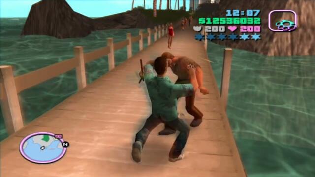 Grand Theft Auto: Vice City Punching people in water, Part 5