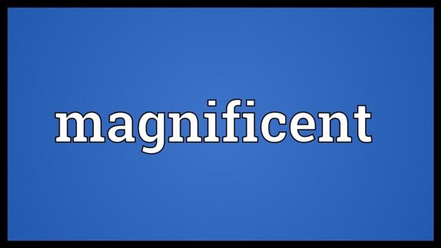 Magnificent Meaning