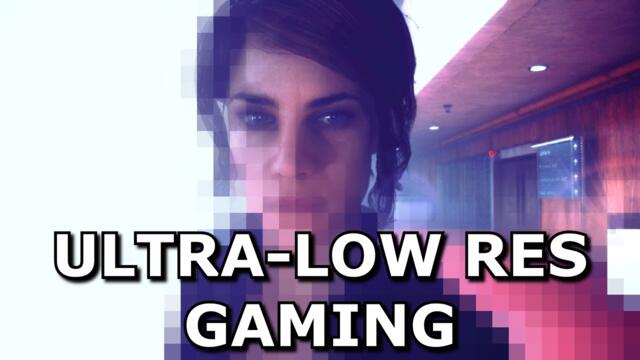 Gaming at Ultra Low Resolutions with DLSS - 240p and beyond