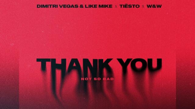 Dimitri vegas & Like Mike X  Tiesto X W&W - Thank You (Not so bad) [Extended Mix]