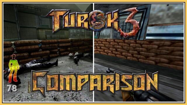 Turok 3: Shadow of Oblivion - Remastered Graphical Comparison