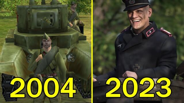 Эволюция серии игр В тылу врага 2004-2023 | Evolution of Men of War 2004-2023